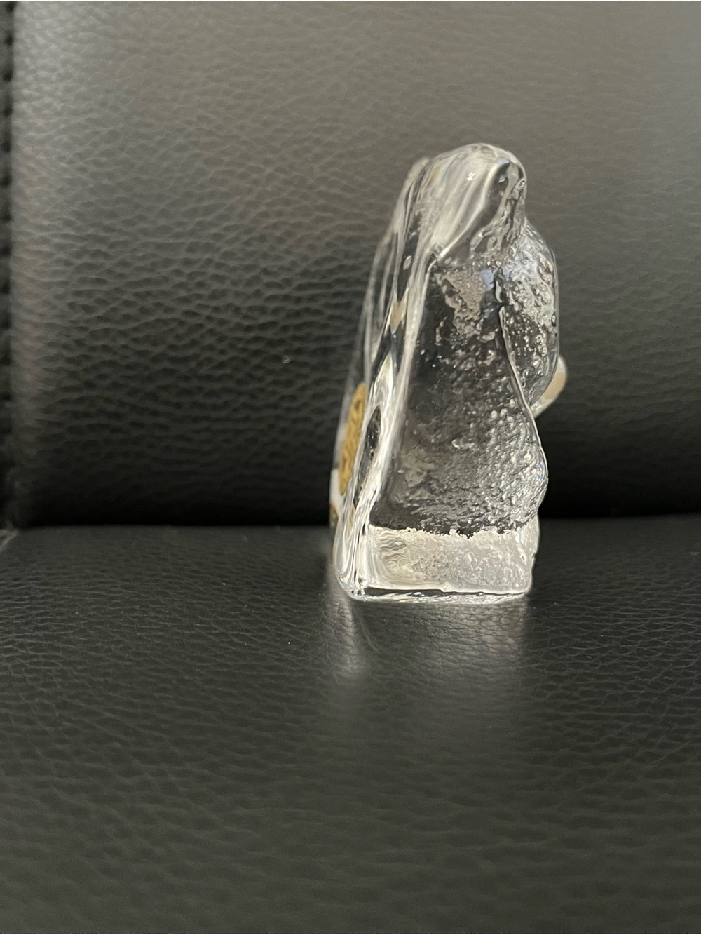 Vintage Riedel Crystal Owl Paperweight - Picture 3 of 6